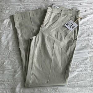LILA RYAN NWT! Women’s Bootcut Trousers GrayViolet Soft Brushed Sateen Fitted 10